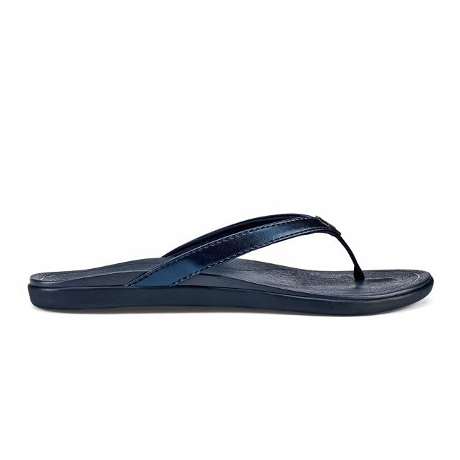 Sandalias Olukai Ho‘ōpio - Chanclas Mujer Azules 20589-761